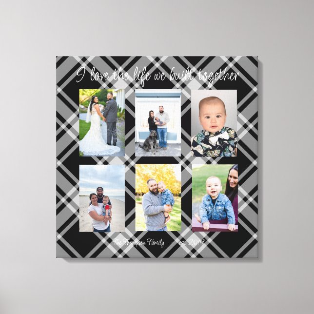 Ich Liebe das Leben, das wir zusammengebaut 6 Foto Leinwanddruck (Vorderseite)