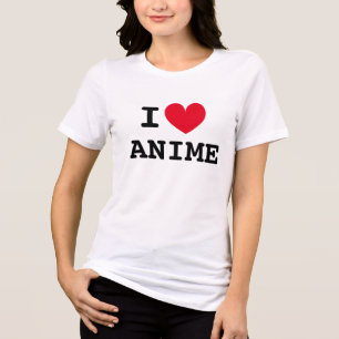 Ich liebe das Shirt für japanische Cartoon