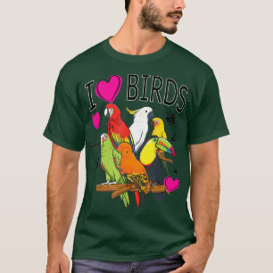 Ich liebe das Shirt Vögel, das ich einfach nur wie