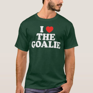 Ich liebe das Torwart-Herz Fußball Hockey Sport To T-Shirt