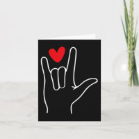 Ich Liebe, dass du die Sprache signierst Niedlich 