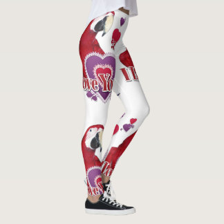 Ich Liebe, dass du mit den Leggings des Herzens Pa