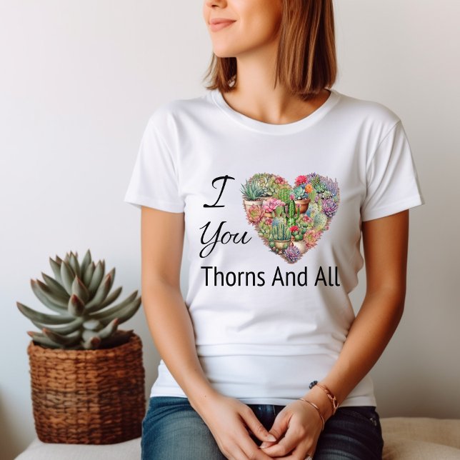 Ich Liebe, dass du Thorns und alle Frauen T-Shirt (Von Creator hochgeladen)