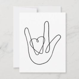 Ich Liebe, dass du unterschreibst