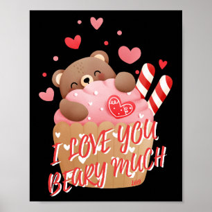 Ich LIEBE, DASS DU VIEL lustiger Valentinstag bist Poster
