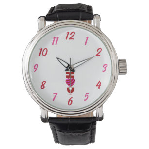 Ich Liebe, dass ihr Männer eine Vintage schwarze L Armbanduhr