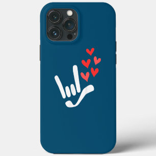 Ich Liebe, dass Sie ILY American Sign Language spr iPhone 13 Pro Max Hülle