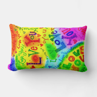 Ich LIEBE, DASS SIE MALEN Lendenkissen