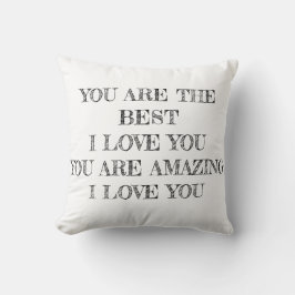 ICH LIEBE, DASS SIE PILLOW. KISSEN