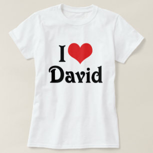 Ich liebe David T-Shirt