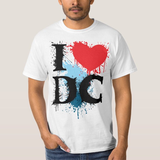 Ich liebe DC - Malen T-Shirt (Vorderseite)