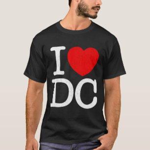 Ich Liebe Dc Washington Abgenutzt I Er Dc T-Shirt