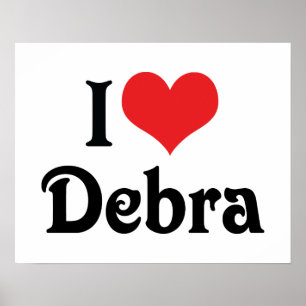 Ich liebe Debra Poster