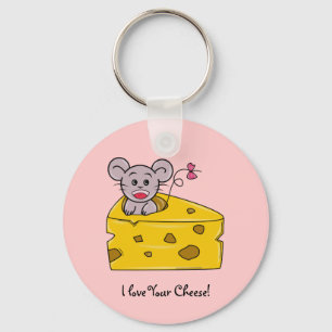 Ich Liebe deinen Käse Schlüsselanhänger