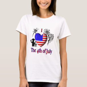 Ich liebe den 4. Juli T-Shirt