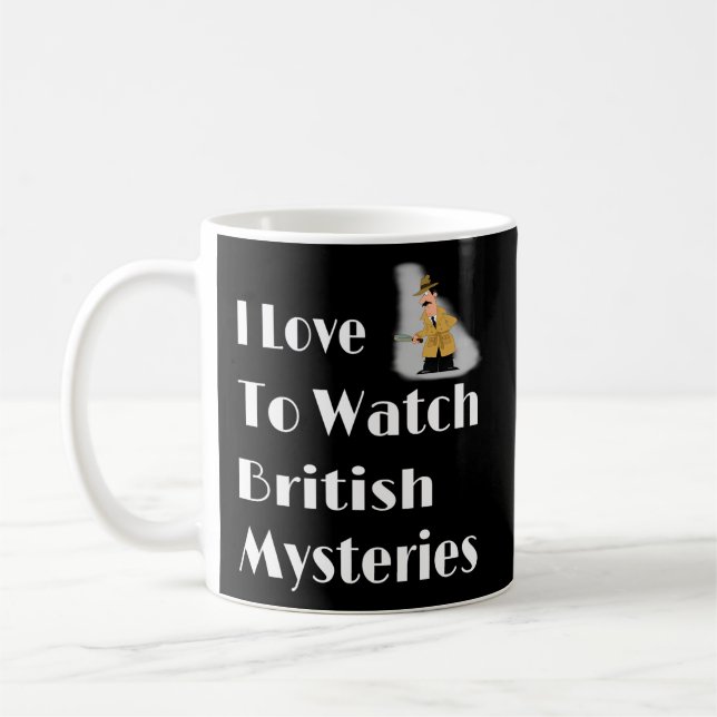 Ich Liebe, den britischen Mysterienfilm anzusehen Kaffeetasse (Links)