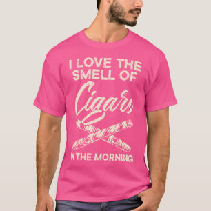 Ich Liebe den Geruch von Zigarren Zigarettenrauch T-Shirt