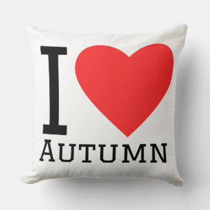 Ich liebe den Herbst Kissen