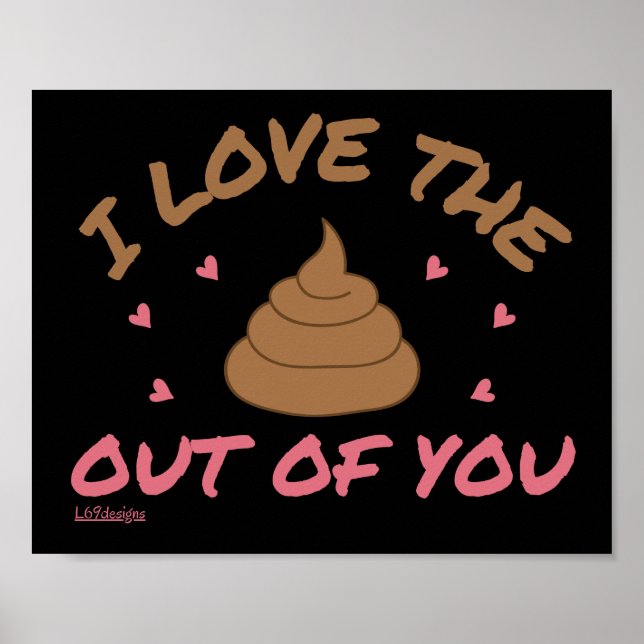 ICH LIEBE DEN KACK AUS EUM VALENTINSTAG POSTER (Vorne)