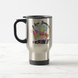 Ich liebe den Sommer - ich schreie !!! Reisebecher