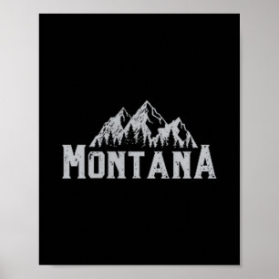 Ich liebe den Staat Montana Mein süßes Zuhause ist Poster