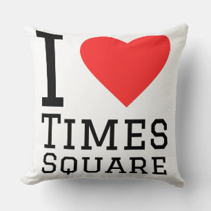 Ich liebe den Times Square Kissen