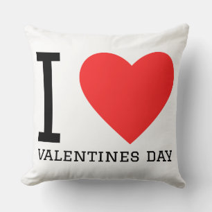 Ich liebe den Valentinstag  Kissen
