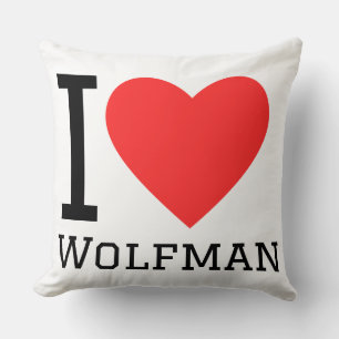 Ich liebe den Wolfsmenschen Kissen