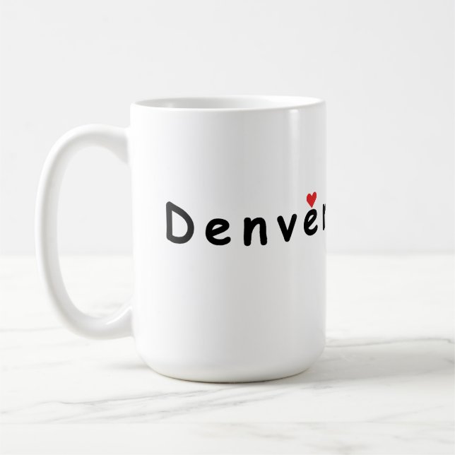 Ich liebe Denver Kaffeetasse (Links)