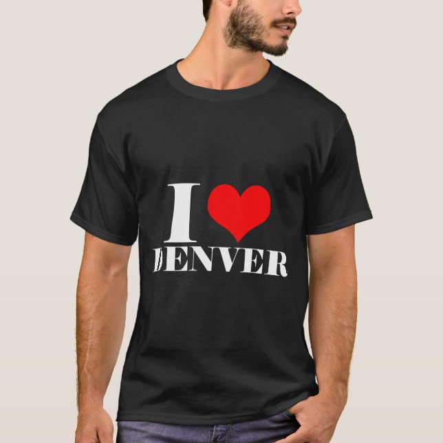 Ich liebe Denver T-Shirt (Vorderseite)