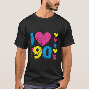 Ich Liebe der 90er Jahre Kleidung für Frauen Männe T-Shirt