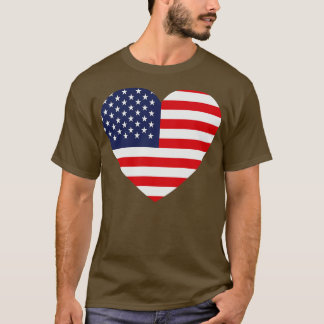 Ich Liebe der amerikanischen Flagge der Vereinigte T-Shirt