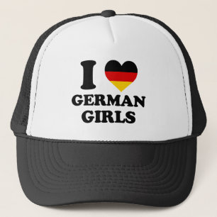 Ich Liebe Deutsche Girls Truckerkappe