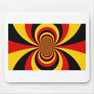 Ich liebe Deutschland Nationalflagge Farben Kunst  Mousepad