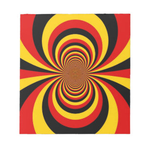 Ich liebe Deutschland Nationalflagge Farben Kunstp Notizblock