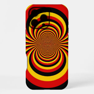 Ich liebe Deutschland Nationalflaggenfarben Kunstp iPhone 16 Pro Max Hülle