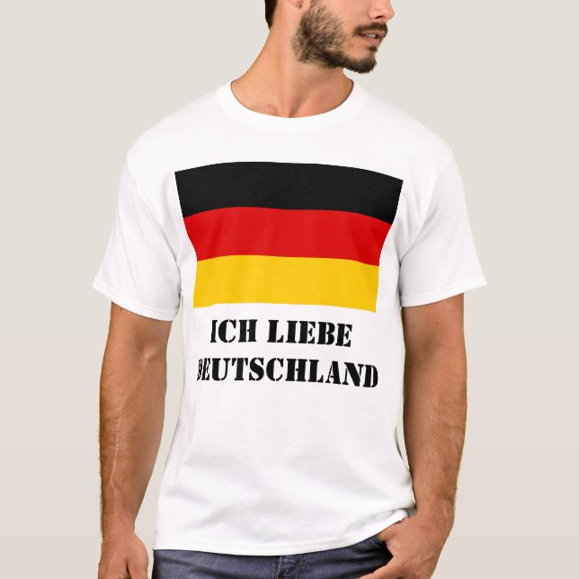 ICH LIEBE DEUTSCHLAND T-Shirt (Vorderseite)
