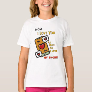 Ich Liebe dich als mein Telefongenuss T-Shirt