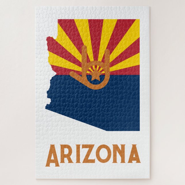 Ich Liebe dich, Arizona Puzzle (Vertikal)