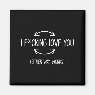 Ich liebe dich auf jeden Fall lustige Zitate Magnet
