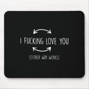 Ich liebe dich auf jeden Fall lustige Zitate  Mousepad