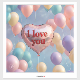 Ich Liebe dich Aufkleber