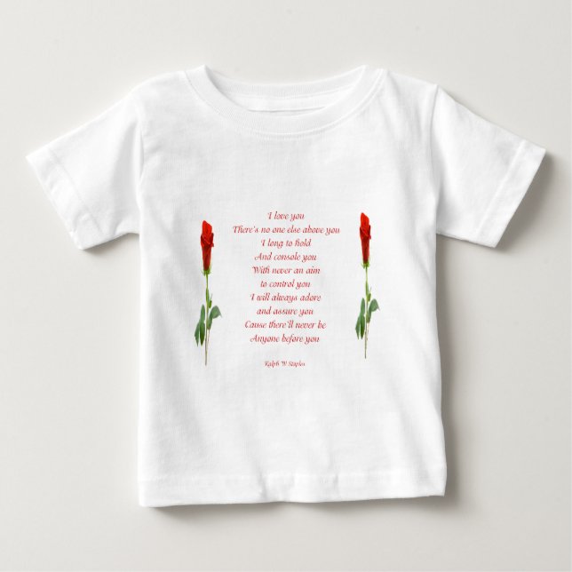 Ich Liebe dich Baby T-shirt (Vorderseite)