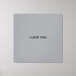ICH LIEBE DICH-BANNER LEINWANDDRUCK