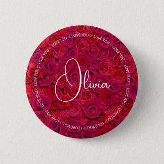 Ich liebe dich Benutzername rote Rosen Liebe Button