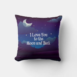 Ich liebe dich bis zum Mond und zurück, Kissen