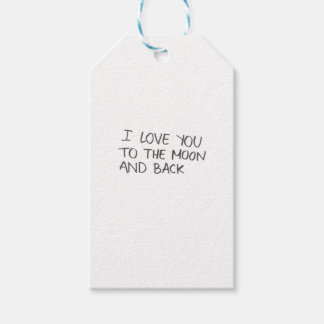 Ich liebe dich bis zum Mond und zurück künstlerisc Geschenkanhänger