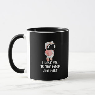 Ich liebe dich bis zum Mond und zurück Minimal Des Tasse
