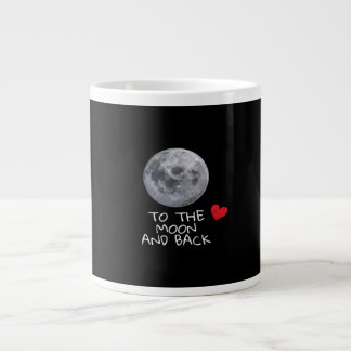 Ich liebe dich bis zum Mond und zurück Modern Fit Jumbo-Tasse