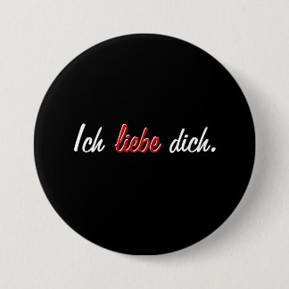 Ich liebe dich. button